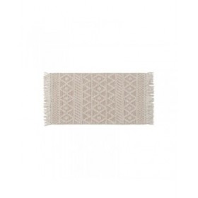 Tappeto Crema 80 x 150 x 1 cm