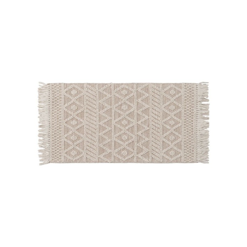 Tappeto Crema 80 x 150 x 1 cm