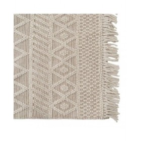 Tappeto Crema 80 x 150 x 1 cm