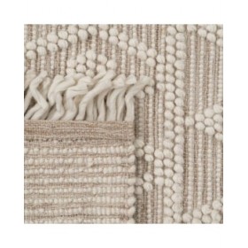 Tappeto Crema 80 x 150 x 1 cm