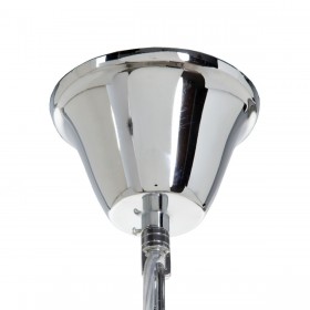 Lampadario 50 x 50 x 90 cm Metallo Argento