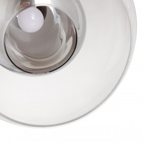Lampadario Hierro/Cristal Cristallo Grigio Metallo 220 V 30 x 30 x 50 cm 240 V