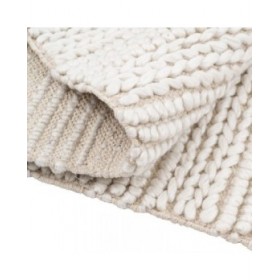 Tappeto Crema 80 x 150 cm