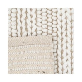 Tappeto Crema 80 x 150 cm