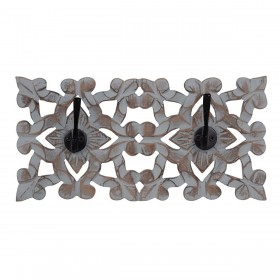 Appendiabiti da parete 30 x 6,25 x 15,25 cm DMF