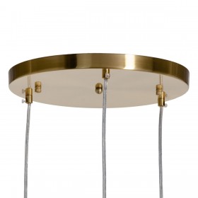 Lampadario Cristallo Dorato Metallo 27 cm 31 x 31 x 45 cm