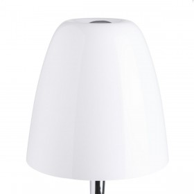 Lampada da tavolo Bianco Argentato Metallo Cristallo Ferro Hierro/Cristal 60 W 220 V 240 V 220 -240 V 28 x 28 x 56 cm