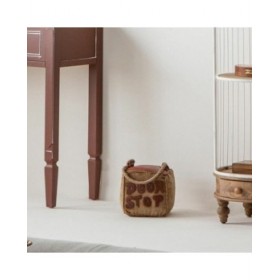 Fermaporta Alexandra House Living Cotone Pelle 20 x 20 x 20 cm Marrone