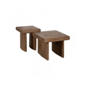 Tavolino da Caffè Marrone Legno di mango 60 x 60 x 45 cm