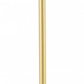 Lampada da Terra 15 x 15 x 130 cm Cristallo Dorato Ferro