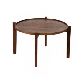 Tavolino da Caffè Marrone 81 x 81 x 46 cm