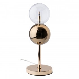 Lampada da tavolo Dorato Cristallo Ferro Hierro/Cristal 28 W 220 V 240 V 220 -240 V 15 x 15 x 48 cm