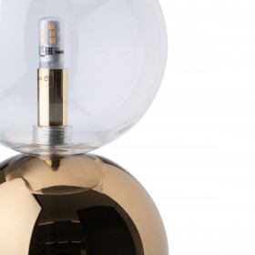 Lampada da tavolo Dorato Cristallo Ferro Hierro/Cristal 28 W 220 V 240 V 220 -240 V 15 x 15 x 48 cm