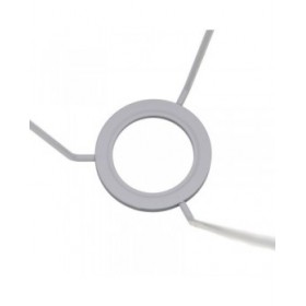 Paralume Grigio Poliestere 45 X 45 X 34 CM