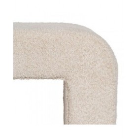 Puff Beige Poliestere 67 X 48 X 47 CM