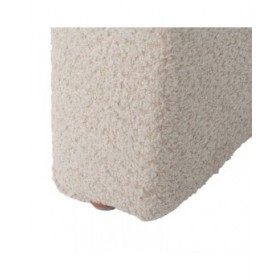 Puff Beige Poliestere 67 X 48 X 47 CM