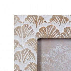 Portafoto 21 x 2 x 26 cm Legno Bianco