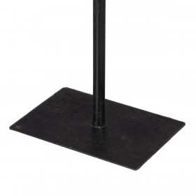 Statua Decorativa Naturale Nero 17 x 17 x 31 cm