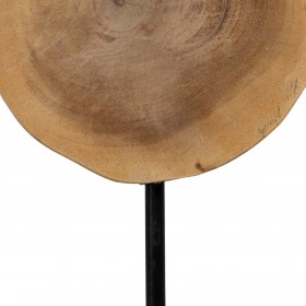 Statua Decorativa Naturale Nero 17 x 17 x 31 cm