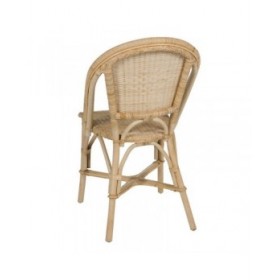 Sedia da Sala da Pranzo Naturale Rattan 50 X 56 X 88 CM