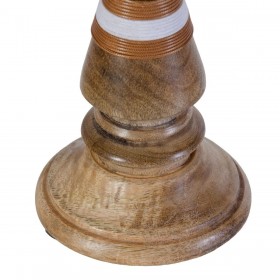 Portacandele Marrone Legno di mango 12 x 12 x 23 cm