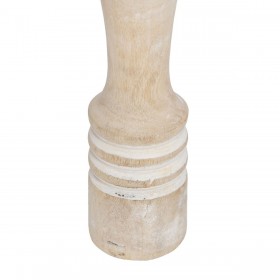 Panca 46 x 46 x 40 cm Legno Corda Bianco