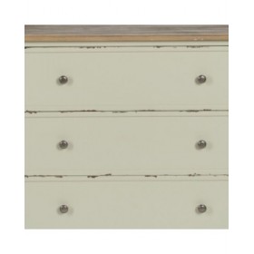 Cassettiera Beige Naturale Legno di abete Legno MDF 90 X 42 X 85 CM