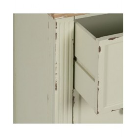 Cassettiera Beige Naturale Legno di abete Legno MDF 90 X 42 X 85 CM