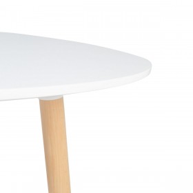 Tavolo da Pranzo Bianco Legno MDF 90 x 90 x 74 cm
