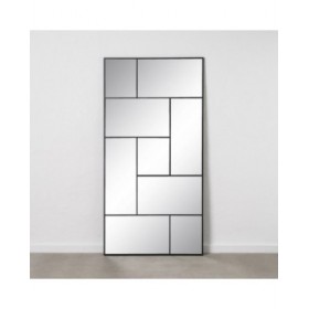 Specchio da parete Nero Verticale 90 x 2 x 180 cm
