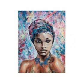 Quadro Tela Legno di pino Donna 120 x 3,5 x 90 cm