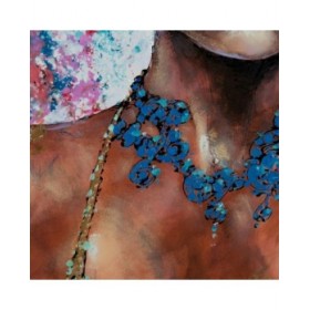 Quadro Tela Legno di pino Donna 120 x 3,5 x 90 cm