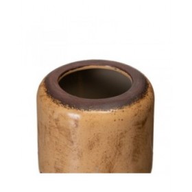 Vaso Marrone Ceramica 11,5 x 11,5 x 11,5 cm