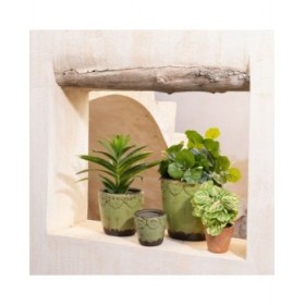 Vaso Pistacchio Ceramica 11,5 x 11,5 x 11 cm