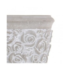 Vaso Grigio Cemento 13 x 13 x 17,5 cm
