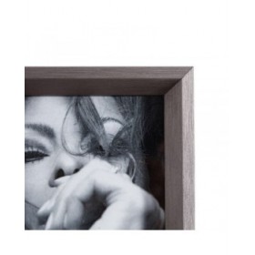 Cornice Portafoto Argentato 20 x 25 cm 23,3 X 3 X 28,4 CM Legno