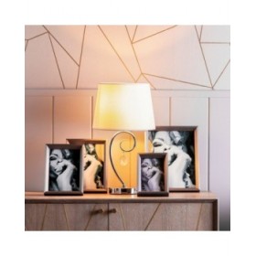 Cornice Portafoto Argentato 20 x 25 cm 23,3 X 3 X 28,4 CM Legno