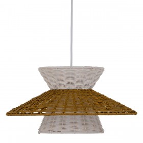 Lampadario 40,5 x 40,5 x 20 cm Metallo Bianco Verde 40,5 cm