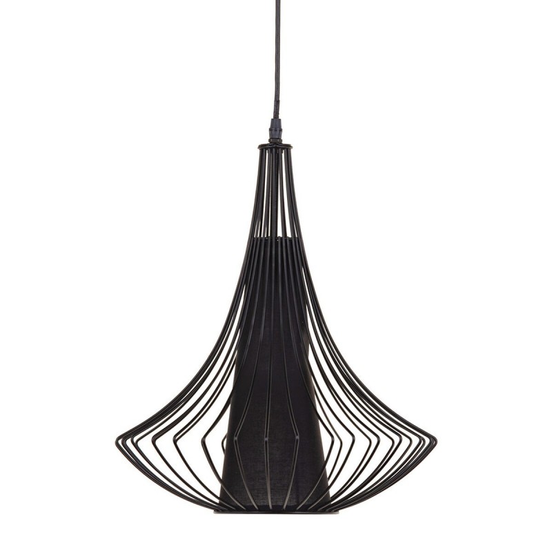 Lampadario Nero 30 x 30 x 45 cm Ferro Ø 30 cm