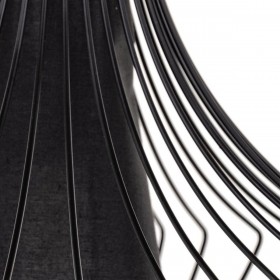 Lampadario Nero 30 x 30 x 45 cm Ferro Ø 30 cm