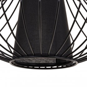 Lampadario Nero 30 x 30 x 45 cm Ferro Ø 30 cm