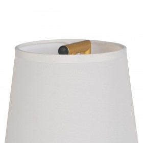 Lampada da Parete 32 x 16 x 64 cm Nero Dorato Metallo Moderno