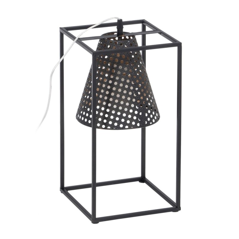 Lampada da tavolo Nero Dorato Metallo Ferro 60 W 220 V 240 V 220 -240 V 20 x 20 x 42 cm