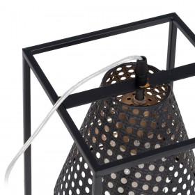 Lampada da tavolo Nero Dorato Metallo Ferro 60 W 220 V 240 V 220 -240 V 20 x 20 x 42 cm