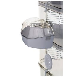 Specchio da parete 55,5 x 10,5 x 28,5 cm Dorato Metallo