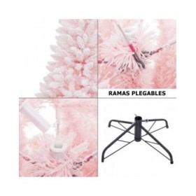 Albero di Natale Rosa PVC 60 x 60 x 150 cm
