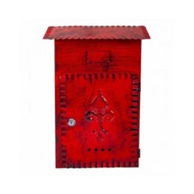 Cassetta della posta Alexandra House Living Rosso Ferro 11 x 37 x 27 cm
