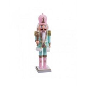 Decorazione Natalizia Azzurro Rosa Soldato 11 x 9 x 38 cm