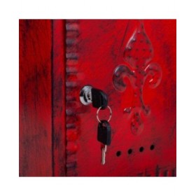 Cassetta della posta Alexandra House Living Rosso Ferro 11 x 37 x 27 cm