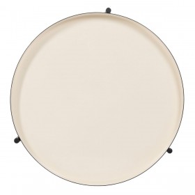 Tavolo aggiuntivo 40,5 x 40,5 x 60,5 cm Nero Crema Ferro